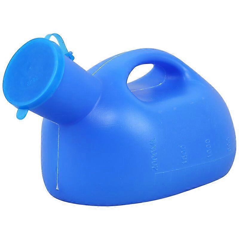 2000ml Portable Outdoor Urine Bottle with Lid Male Urinal Pee Storage Urine Collector,