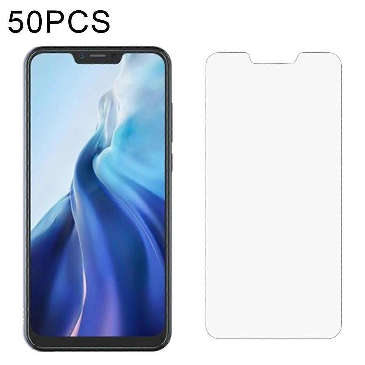 For Cubot C20 50 PCS 0.26mm 9H Surface Hardness 2.5D Explosion-proof Tempered Glass Non-full Screen Film For Cubot C20 (50 PCS)