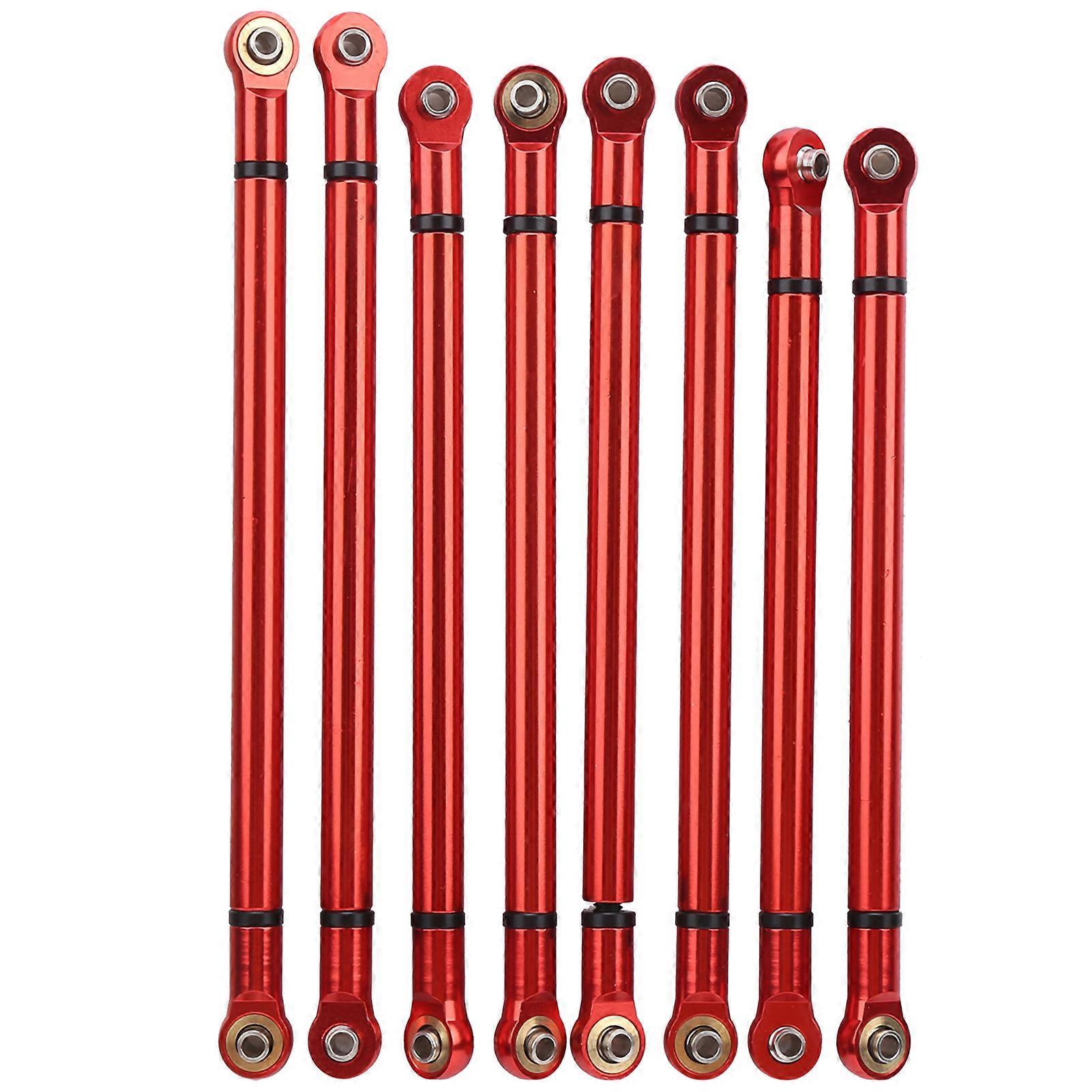 8PCS Metal Pull Rod Kit Upgrade Modified Parts for Aixal SCX10 1/10 Simulation Crawler Car