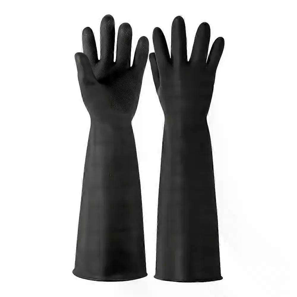 Extra Long Latex Cleaning Gloves in Large Size for Enhanced Protection and Comfort
