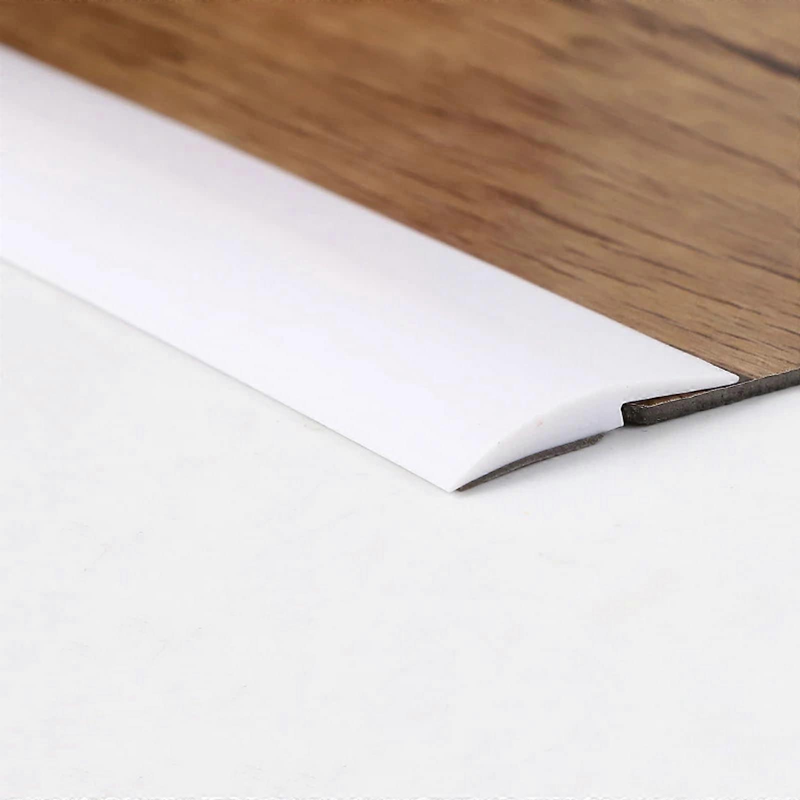 PVC Carpet Floor Edging Trim Strip 10FT Self Adhesive Transition Strip for Vinyl and Carpet Flooring, Flexible Durable Design