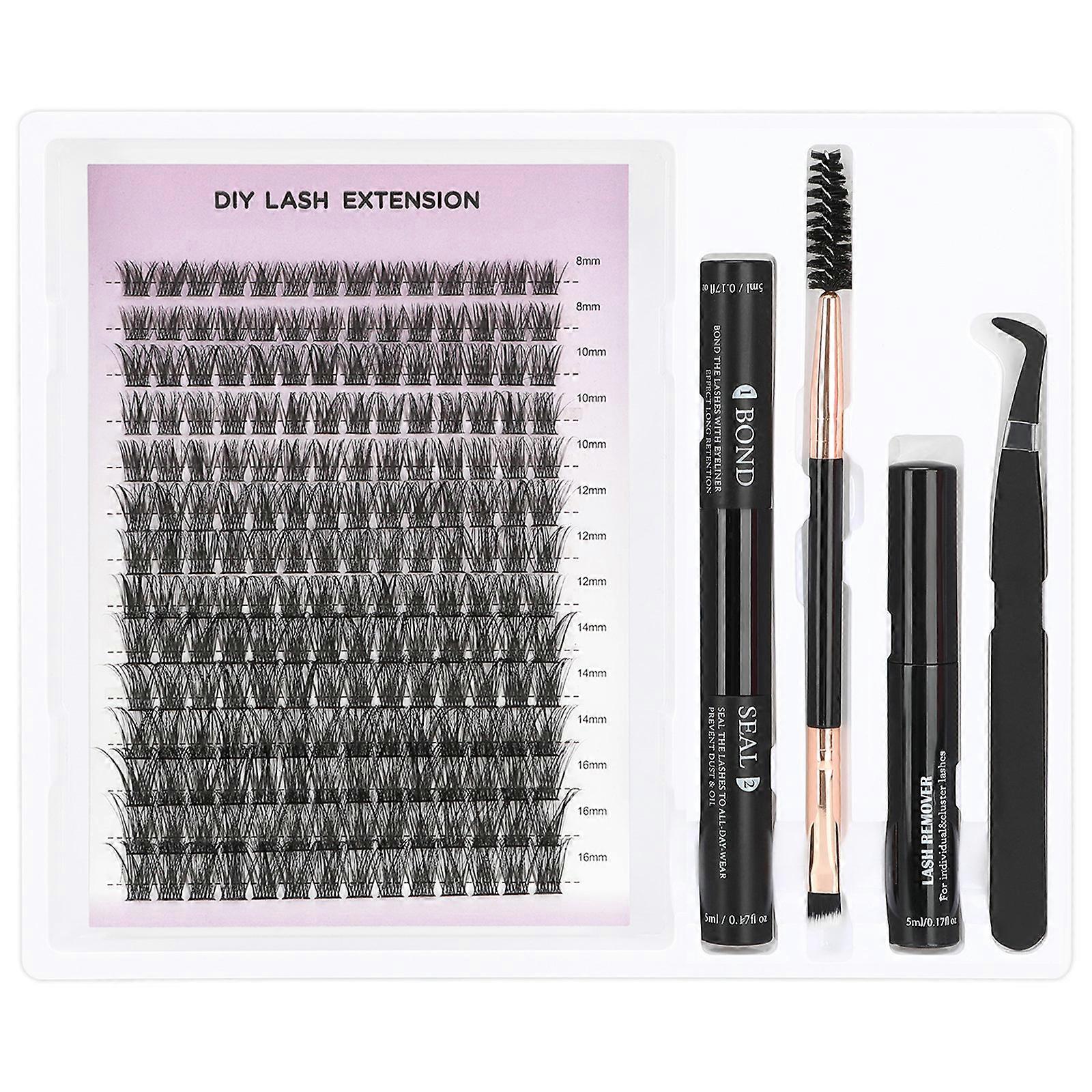 C/D Wispy Fake Eyelashes Soft Long Segmented False Eyelashes