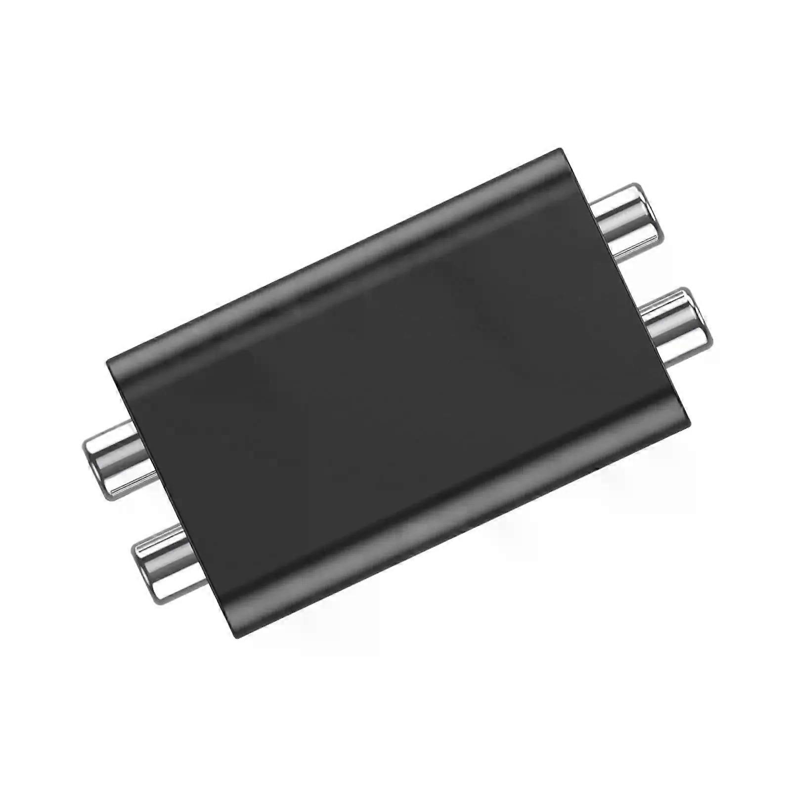 Noise Reduction RCA Connection for Audio Stereo - Eliminate Ground Loop Interference