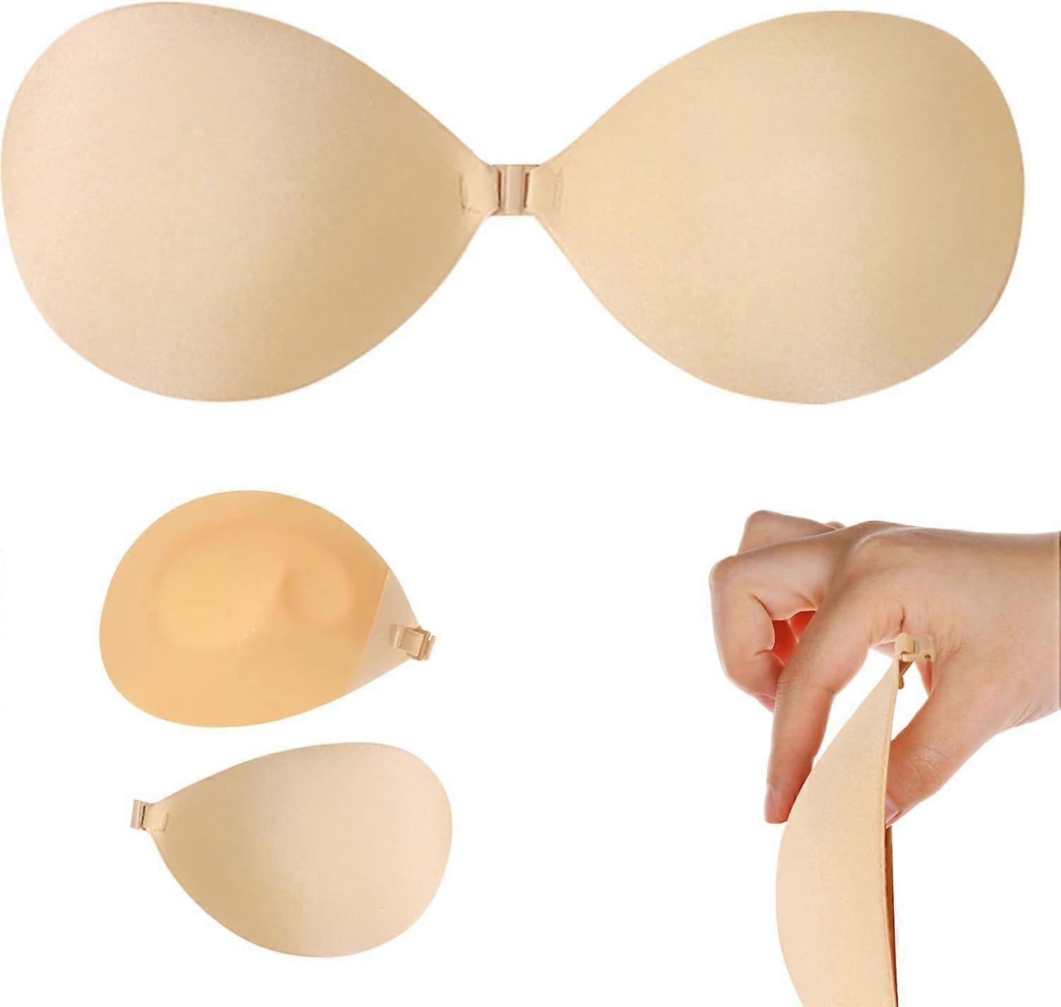 2025 Latest Model Adhesive Bras Reusable Strapless Sticky Invisible Sticky Bras