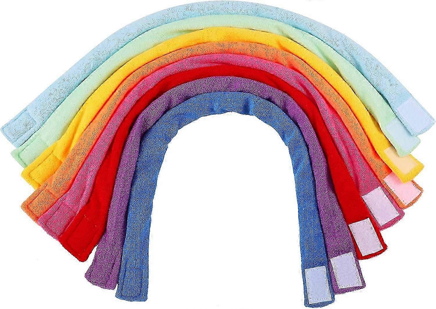 8 Pieces Chew Necklaces for Sensory Kids, Soft and Absorbent Terry Cloth Teething Chew Necklace Absorbent Alternative to Chewing Clothing for Boys and