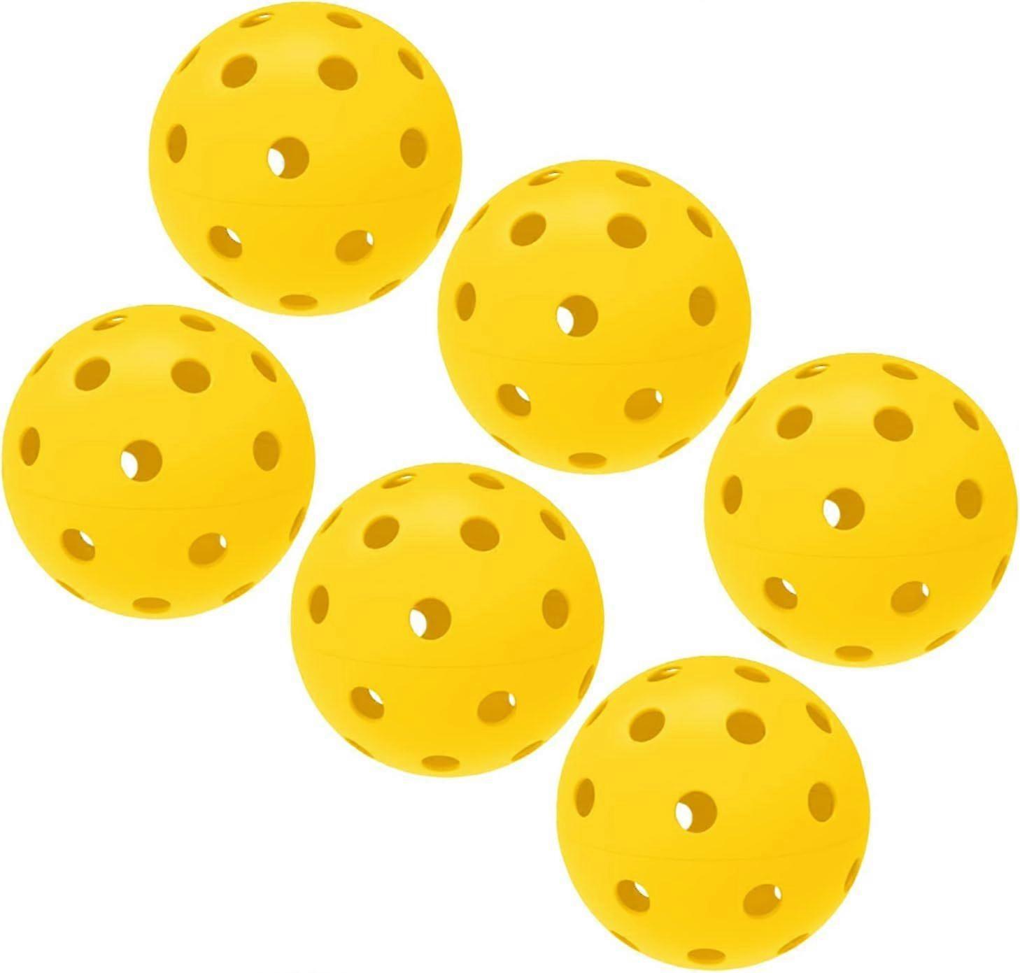Outdoor Pickleball Balls- USA Pickleball Approved,6Pack