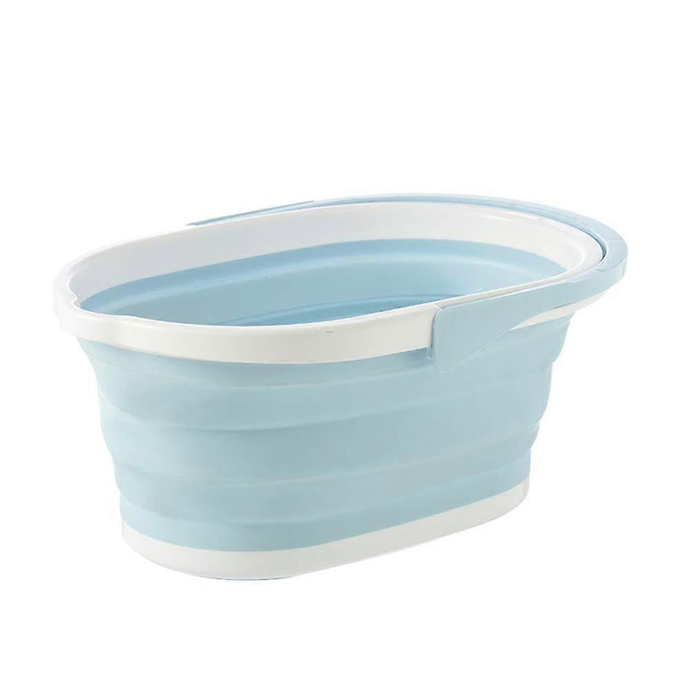 Folding Mop Bucket Foldable Mop Laundry Bucket Basket with Handle