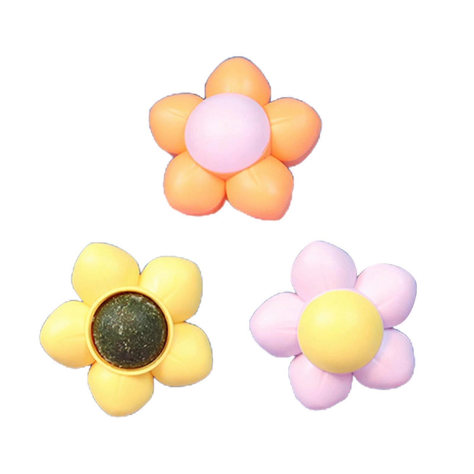 3pcs Natural Silvervine Ball for Cat, Catnip Ball Matatabi Chew Ball Teeth- Molar for Cat Kitten- Teeth- Cleaning