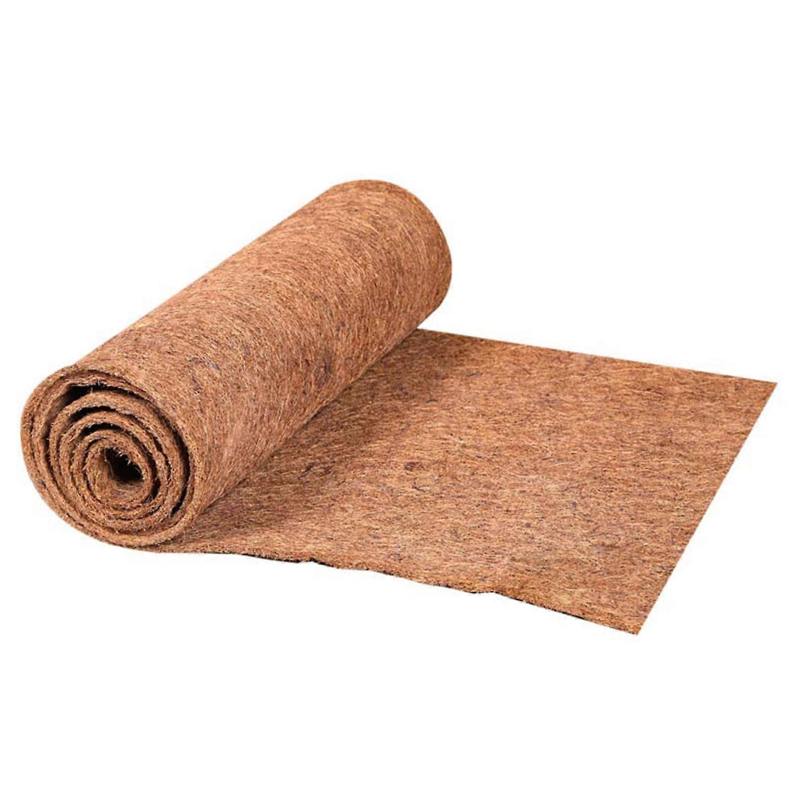 Coconut Mat Natural Coconut Fibre Replacement Insert Roll For Hanging Baskets And Flower Pots 100x20 Cm