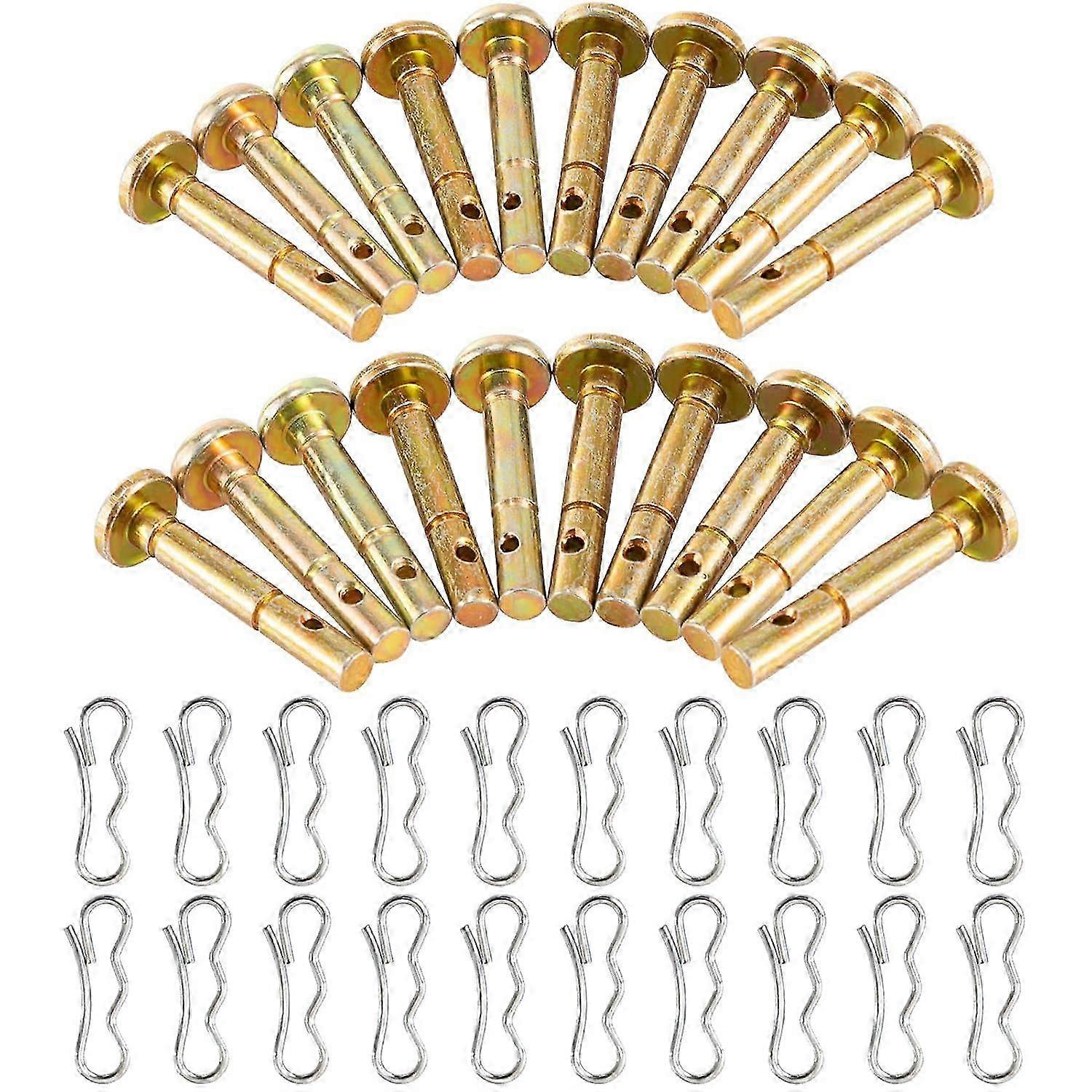 20 Sets Shear & Cotter Pins for MTD Cub Cadet Snowblower - Models 738-04124 & 714-04040