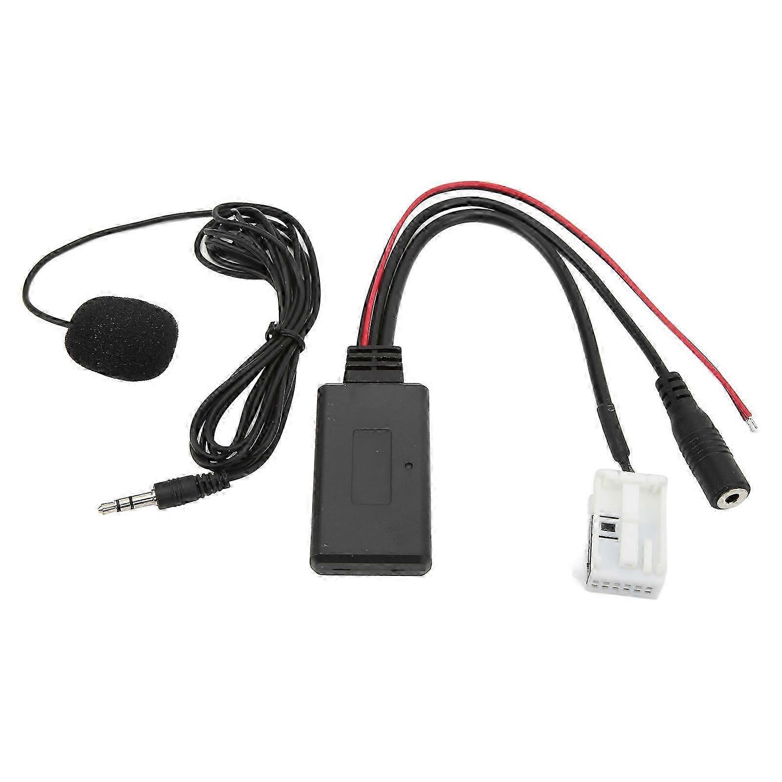 Bluetooth 5.0 AUX in Cable Car Stereo Audio Adapter Replacement for RCD310 RCD510 RNS510with Microphone