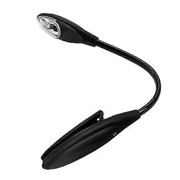 2-3pack Music Score Stand Light Adjustable Clip Mini LED Book Reading Lamp Black