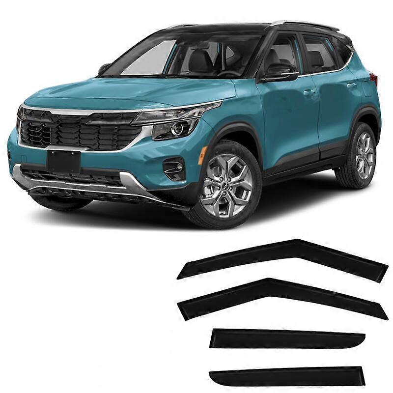 Applicable Window Visor Car Rain Guard Visor Side Window Deflector Weather Shield For Kia Seltos Korean Short Wheelbase Edition 2023 2024