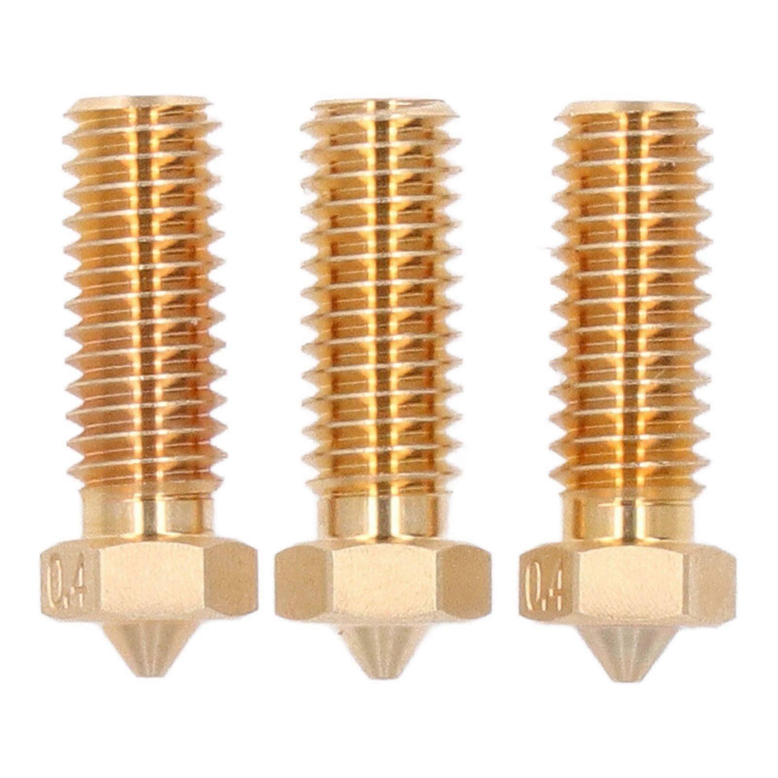 High quality  3-pack CHT Volcano Nozzle Brass Nozzle High-speed Flow Nozzle