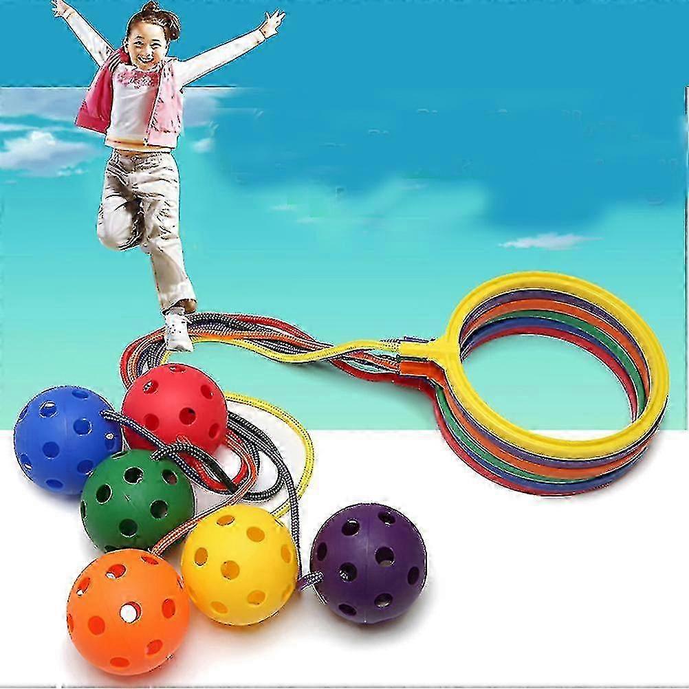 2025 Random Children Jumping Ball Ankle Skip Ball Swing Jumping Ball For Children Adults