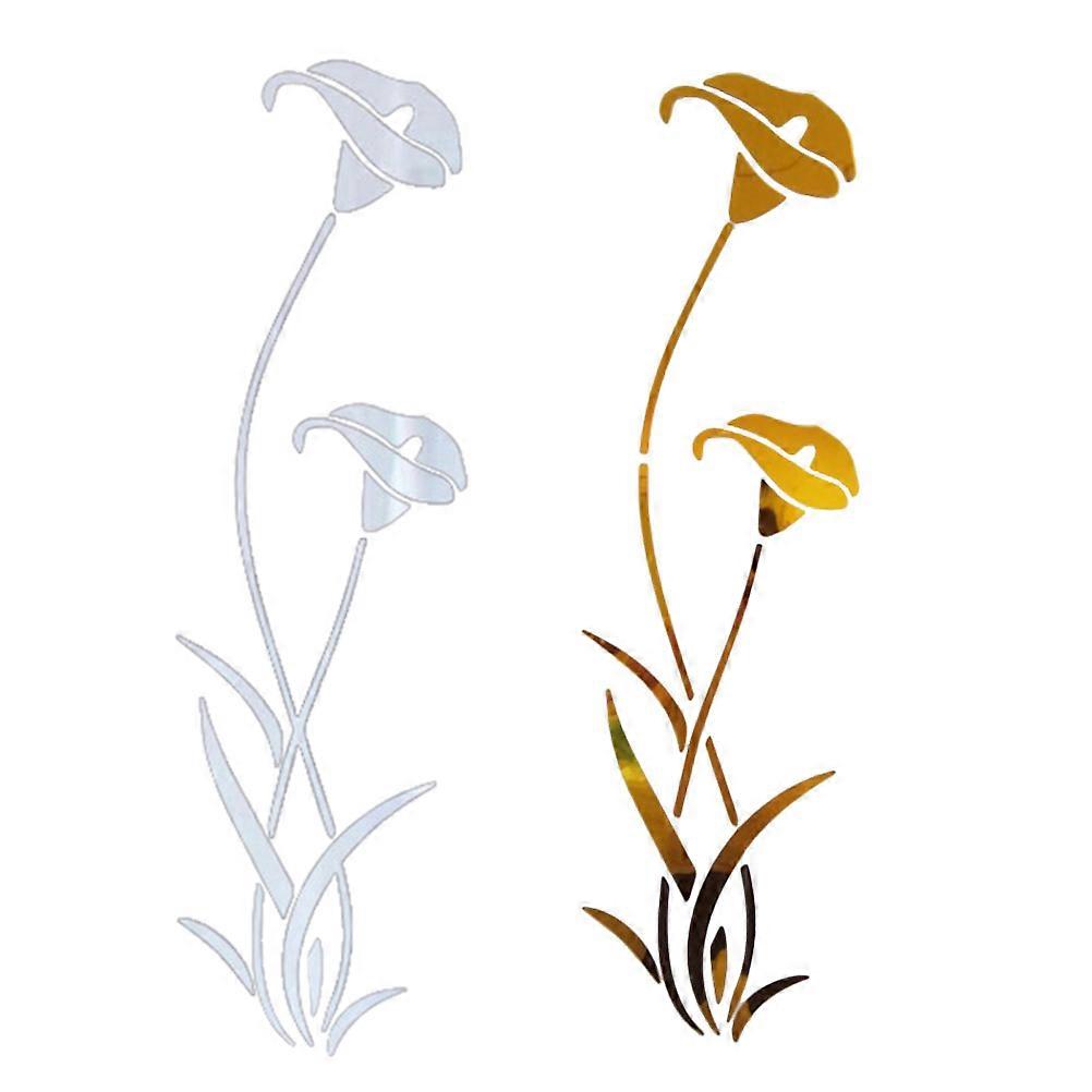 Soyma Ve Yapıştırma Çıkartmaları Duvar Çıkartmaları Ev Sahipleri Gümüş 100x28cm 2 Adet