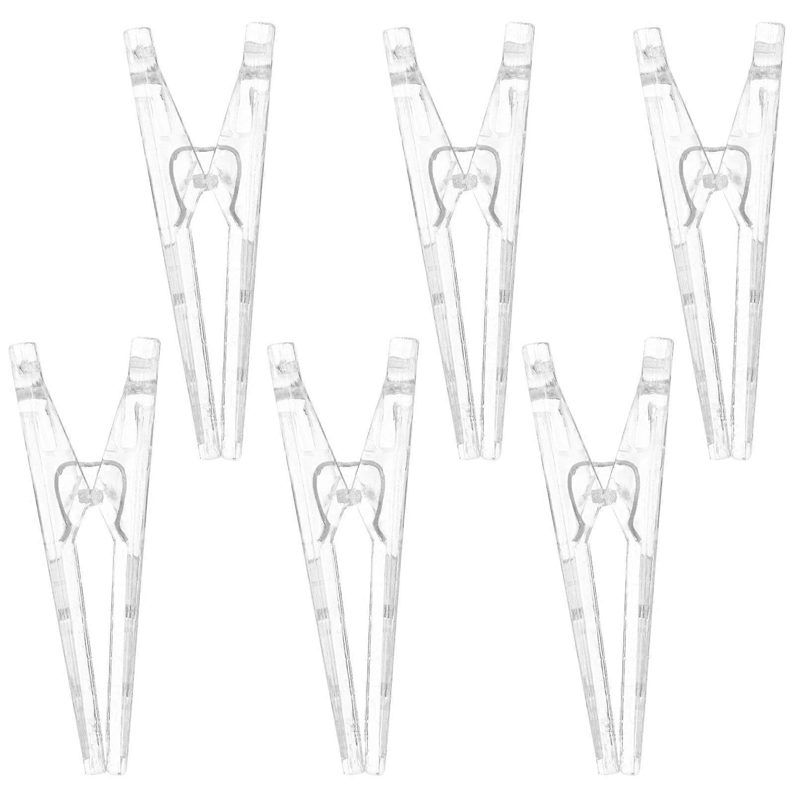 Plastic Sewing Clips for Clipping Use 6Pcs Small Reusable Practical Clips