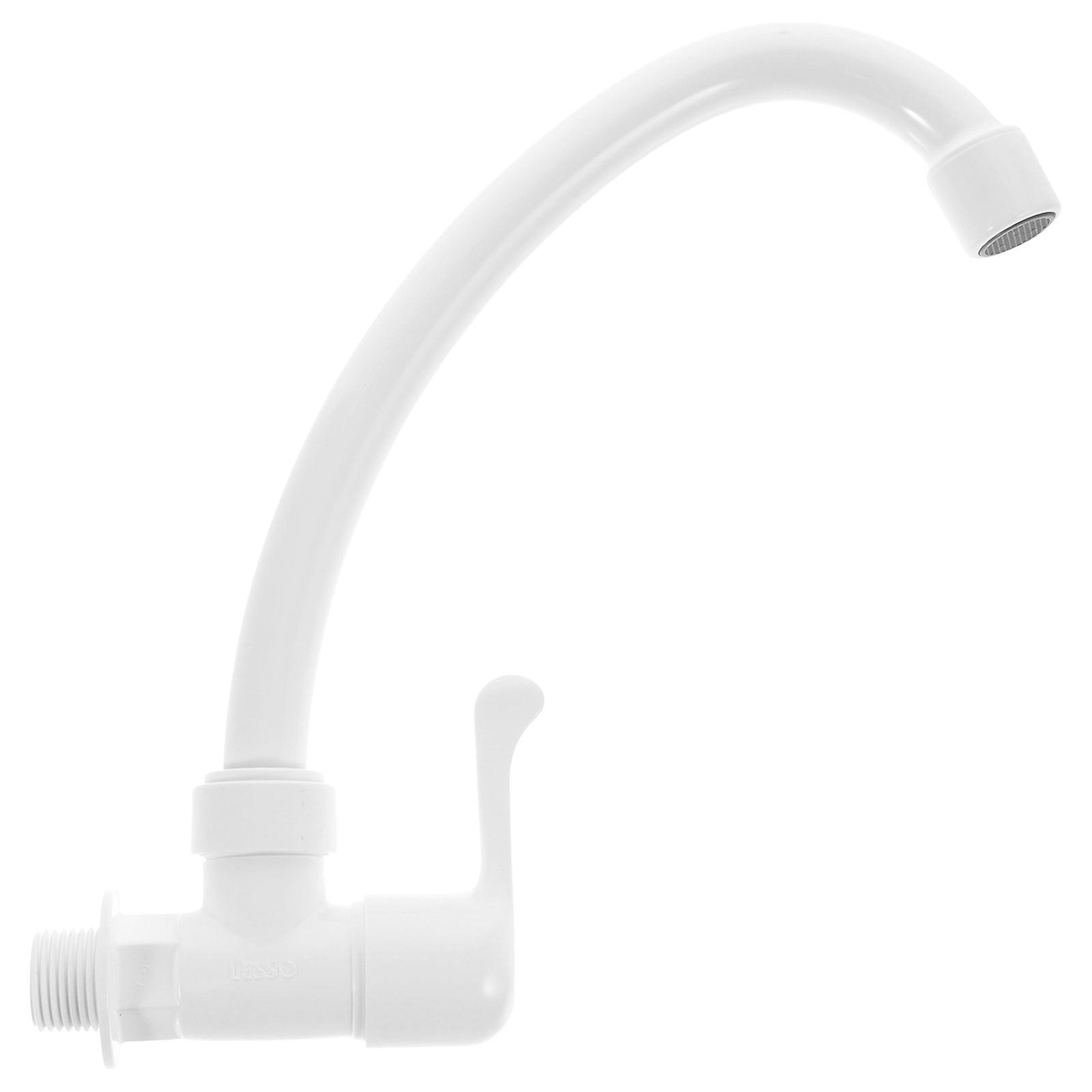 Bathroom Waterfall Tap Modern Wear Resistant Faucet For Home Use 24 00X22 00X2 50CM White Single Handle 1Set