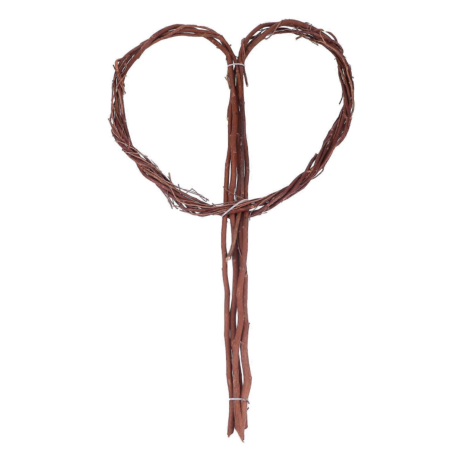 Heart Shaped Wreath Frame for Decoration Romantic and Unique Suitable for Wedding DIY Bouquet 1Pc