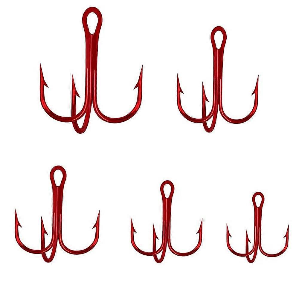 Treble Hooks, Carbon Steel, Sharp, Size 2/4/6/8/10, Saltwater Fishing