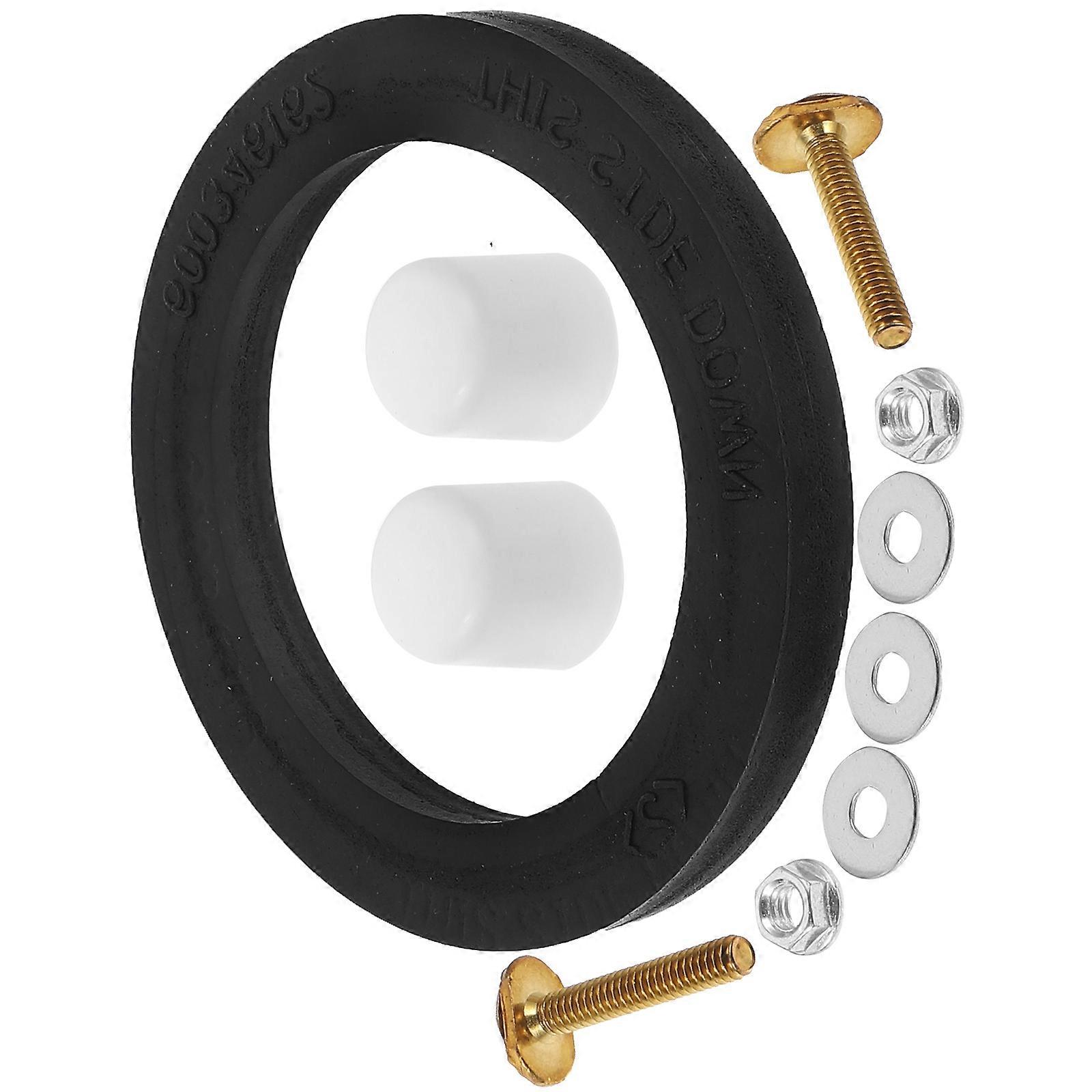 Rubber Seal For Toilet Base Prevent Leaks Rv Owners 4.83X4.83X0.51in 1Set