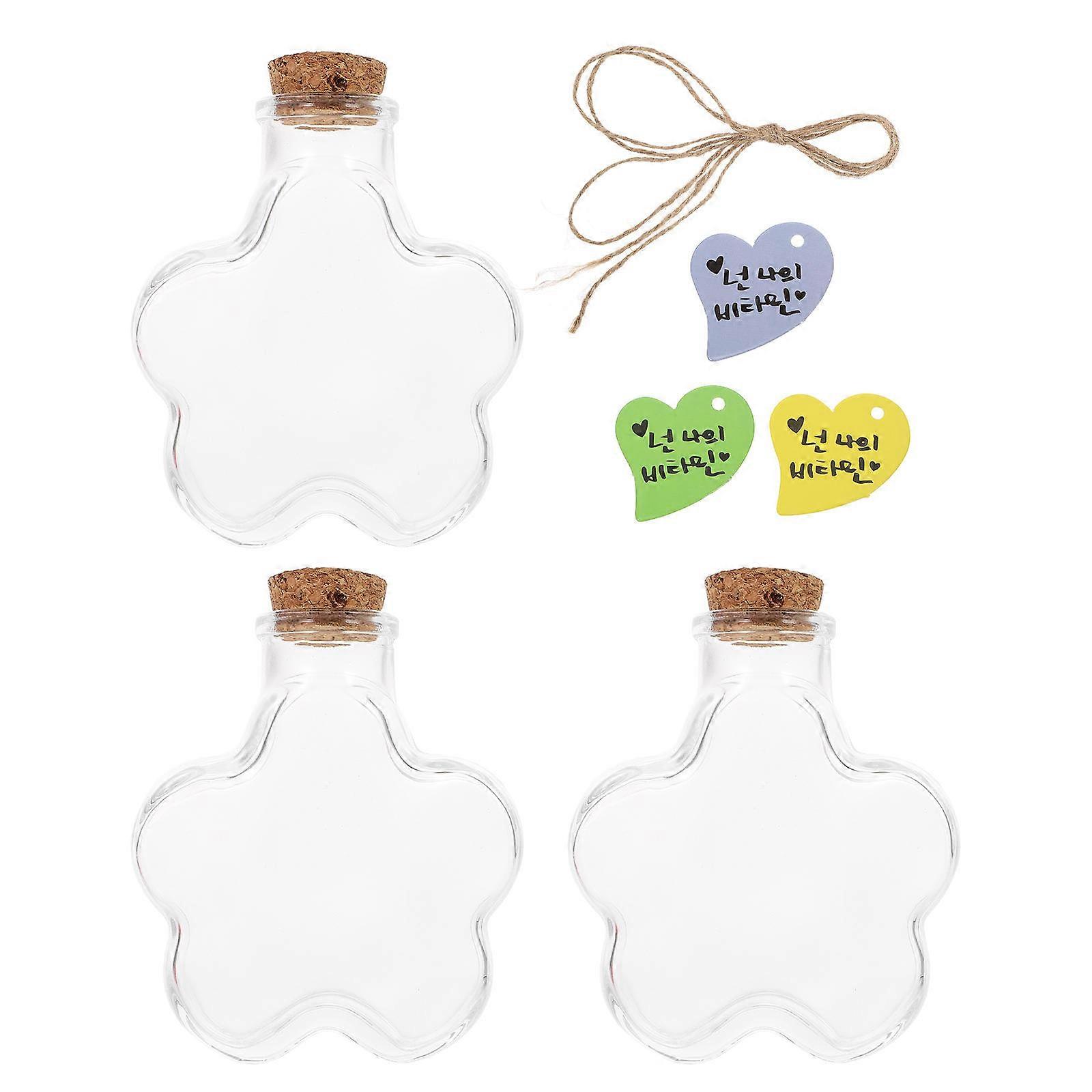 Transparent Drifting Bottle for Decor Clear Synthetic Material Great for DIY and Art Decoration