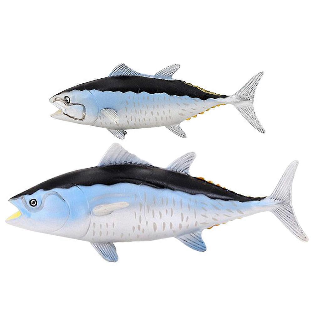 Tiny Fish Figures Simulation Fish Decoration Scene Decor Details 2Pcs