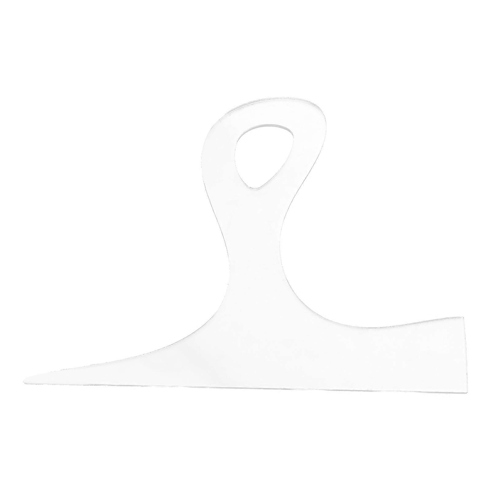 Transparent Acrylic Cutting Board Template Tool for Precise Kitchen and Woodworking Cuts, Ample Workspace for Accurate Shaping and Charcuterie Board