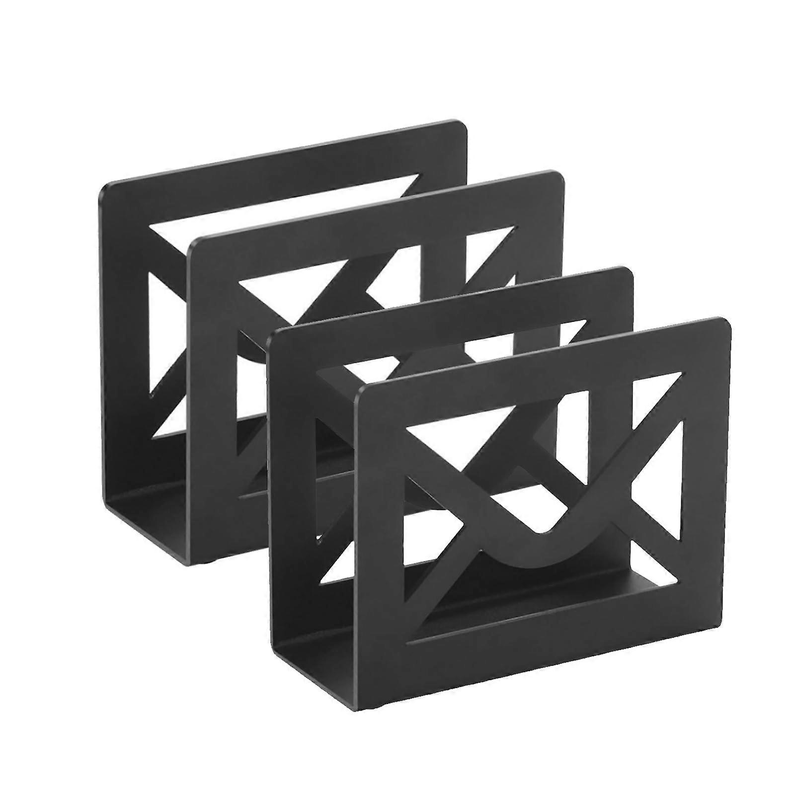 Elegant Letter Sorter, Stylish Iron Letter Sorter for Efficient Mail Management on Any Desk 2 Sets
