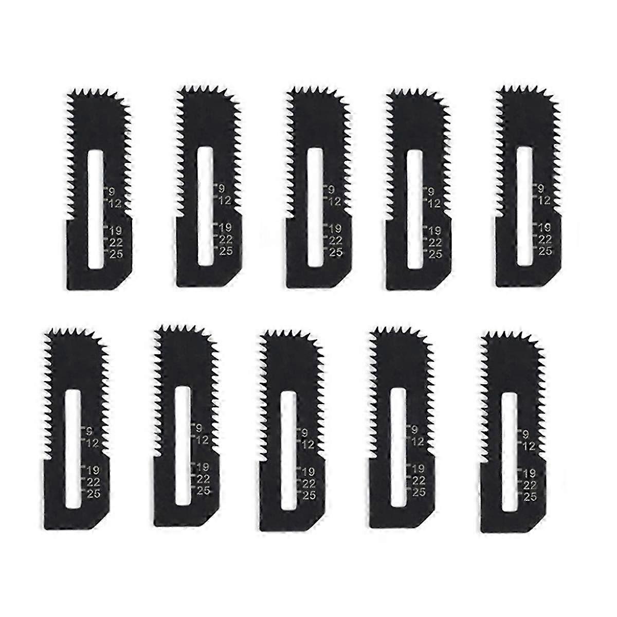 Drywall Cutting Tool Kit, 10 Electric Saw Blades for Cordless Tools, Up to 30mm Thick Panels