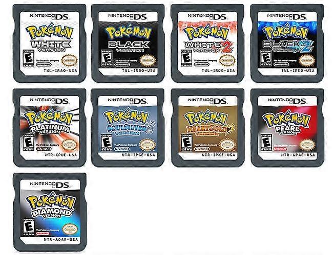 11 Models Classics Game DS Cartridge Console Card - Black 2 for Nintendo DS Consoles