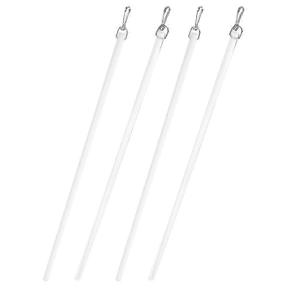 4pcs Curtain Pull Wand Venetian Blinds Pulling Rod Drapery Pull Rod Reusable Pull Wand