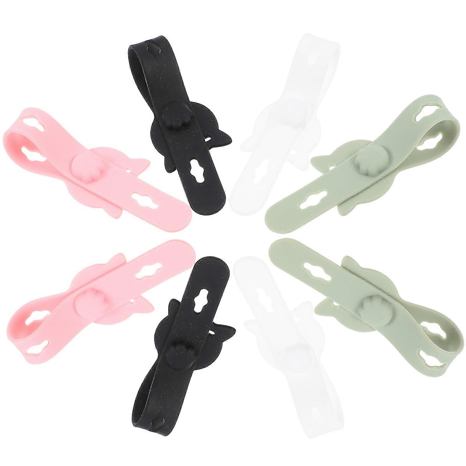 Cable Organizer for Desk Cord Management Ties Cartoon Users with Desk Organization Needs 12Pcs