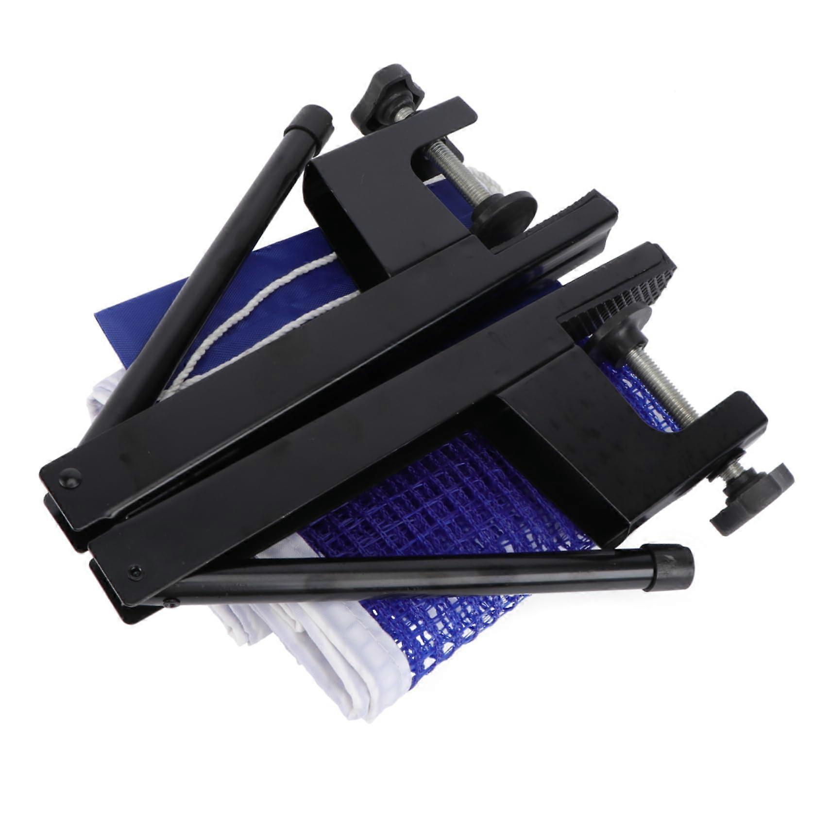 Pong Rack Accessories Table Tennis Post Quick Installation Versatile for Home and Outdoor Activities Dark Blue