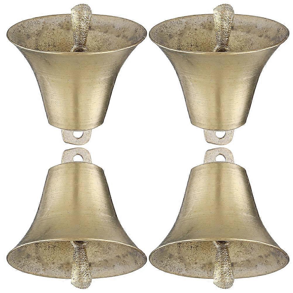 Copper Bell Accessory Copper Bells Grazing present Giving Small Size Prevent Pets from Getting Lost 4Pcs