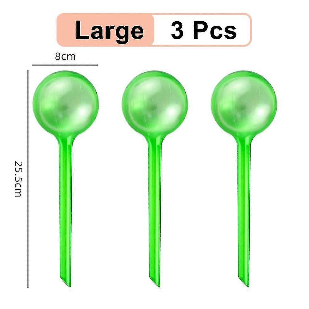 3Pc Automatic Plant Watering Bulbs Self Watering Globe Balls Drip Irrigation System