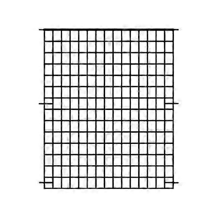 Large Multi-Purpose Grid Fence Panel, H107 X W91CM, Black