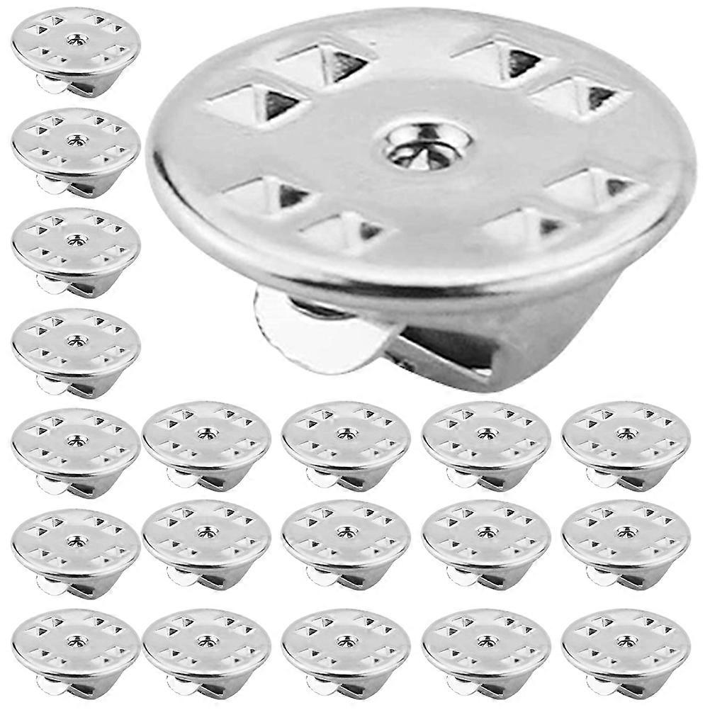 Compact Pin Keepers Diy Crafts Brooch Accessories 1.1x1cm 150Pcs Silver