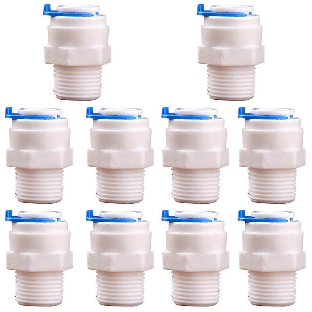 Water Purifier Hose Connection Square Plastic Joints For Plumbing 1.6x1.6x3 Cm Nozzle 9.5mm 1Set
