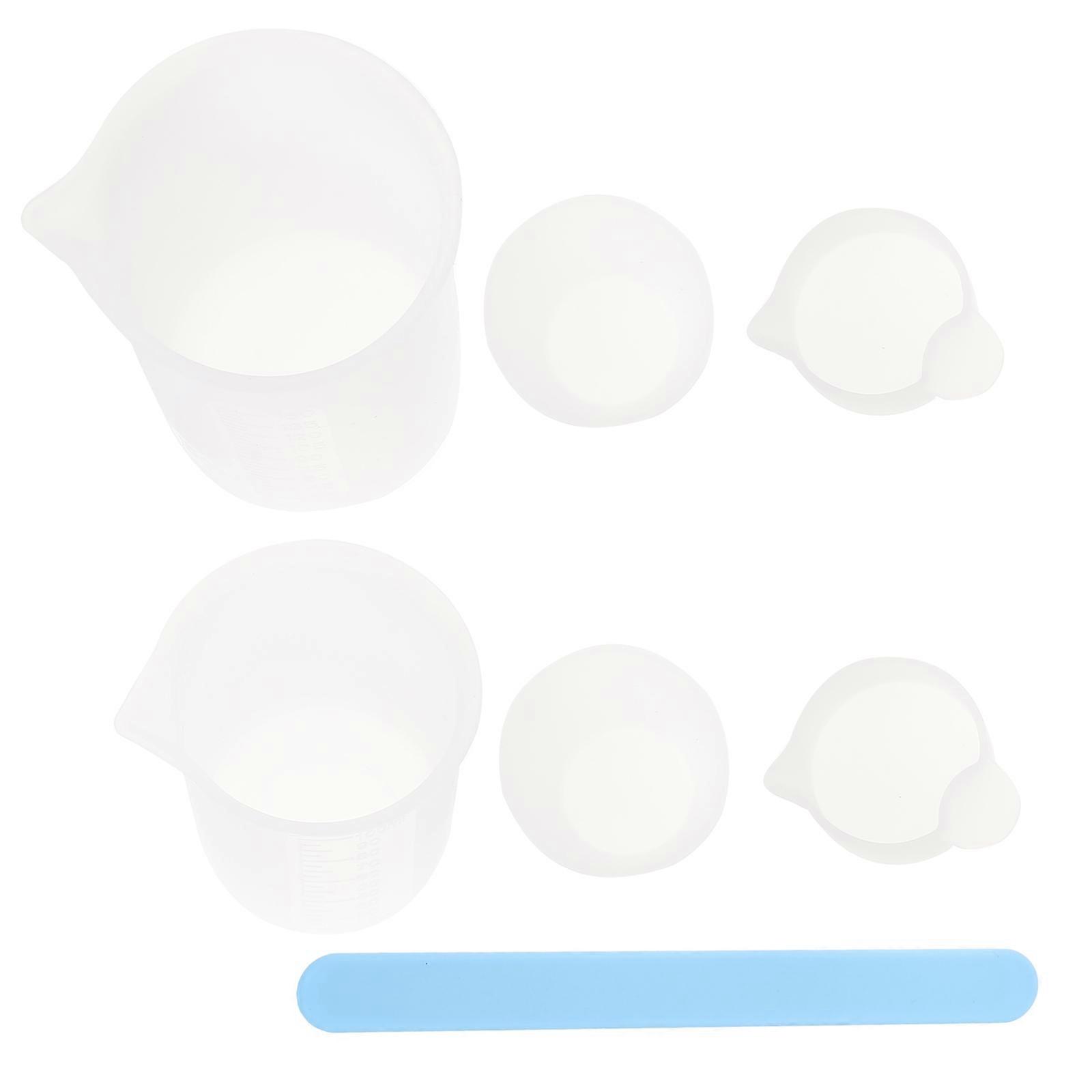 1 Set DIY Crystal Epoxy Silicone Cup Dispensing Measuring Cup for Crafts Supply