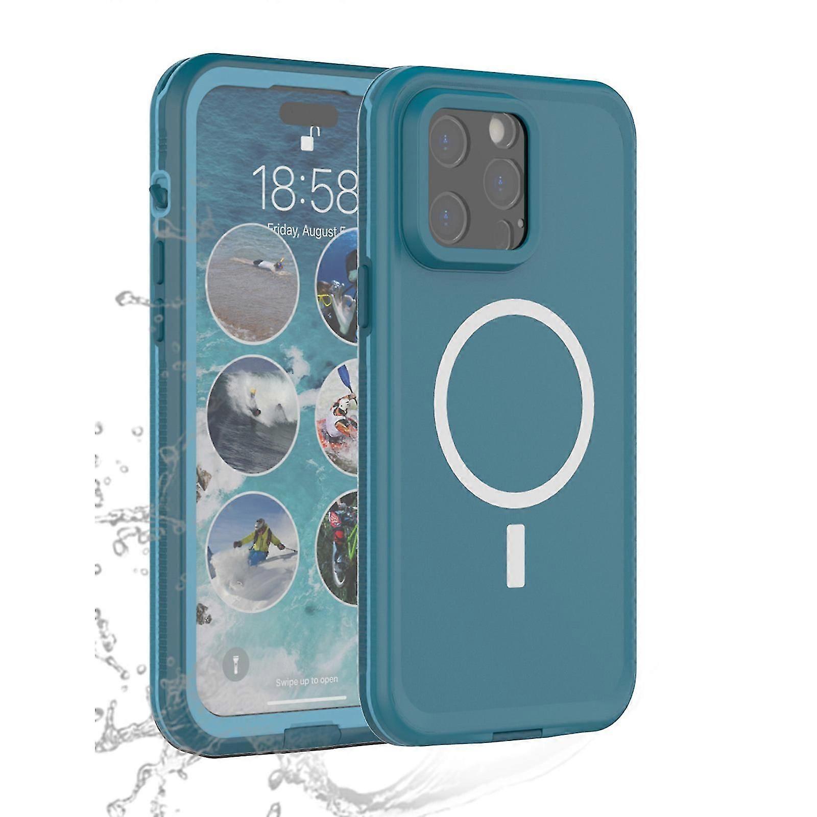 for iPhone 15 Pro Max/ 15 Ultra Waterproof Case, Shockproof Dustproof Phone Case for iPhone 15 Pro Max/ 15 Ultra with Screen Protector, Full Body Prot