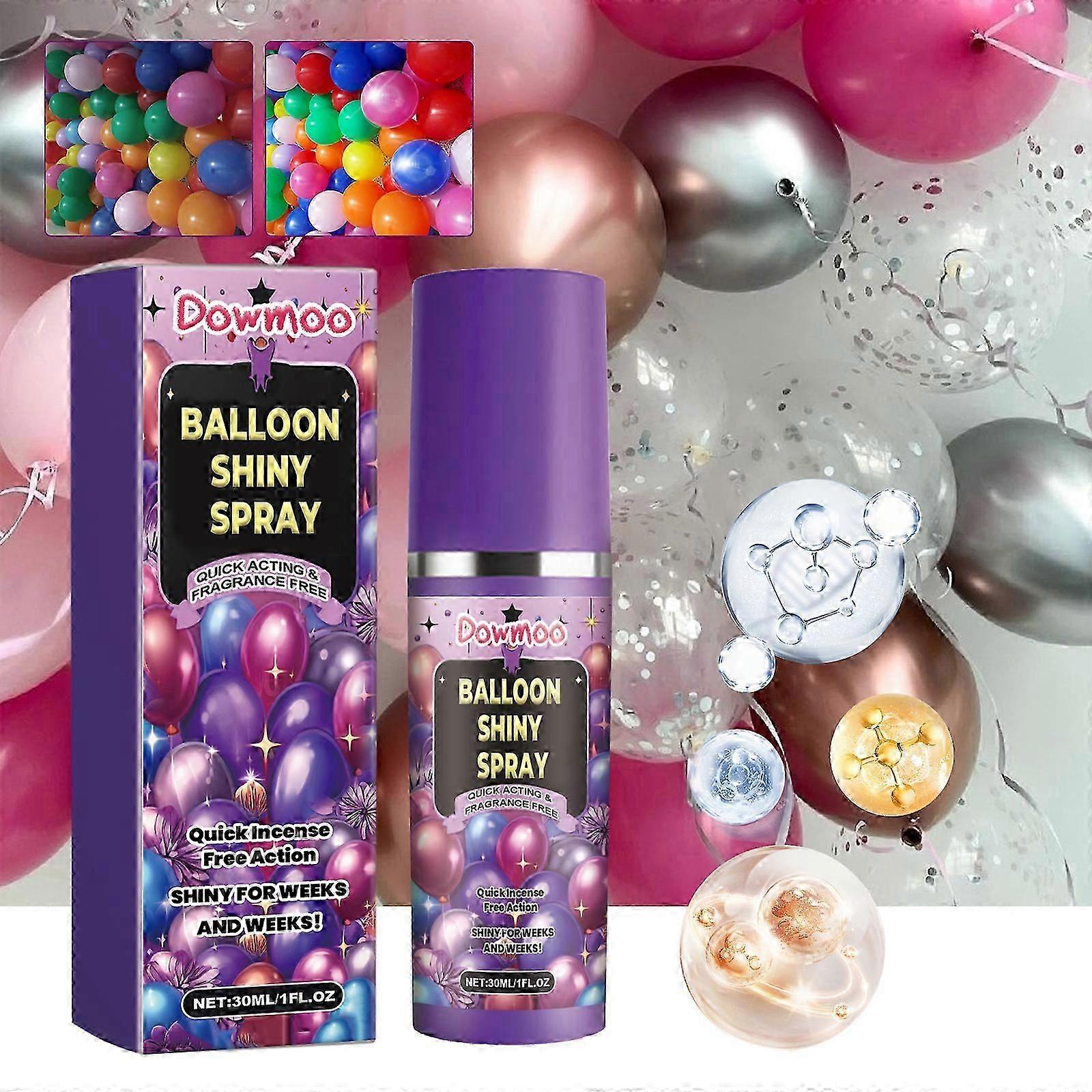Glossy Spray for Balloons, Balloon Shine Spray, High Glossy Spray for Latex Balloon, Revitalize and Beautify Latex Balloons with a High Glossy Finish