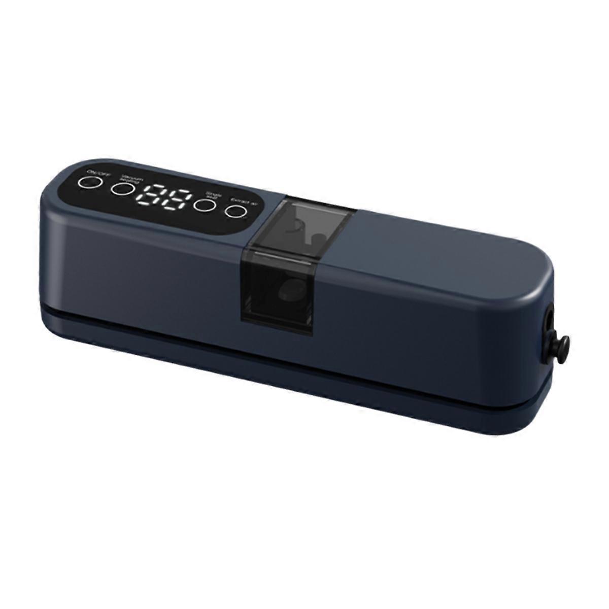 USB Rechargeable Vacuum Sealer Automatic Food Sealer with 5Pcs Bags B