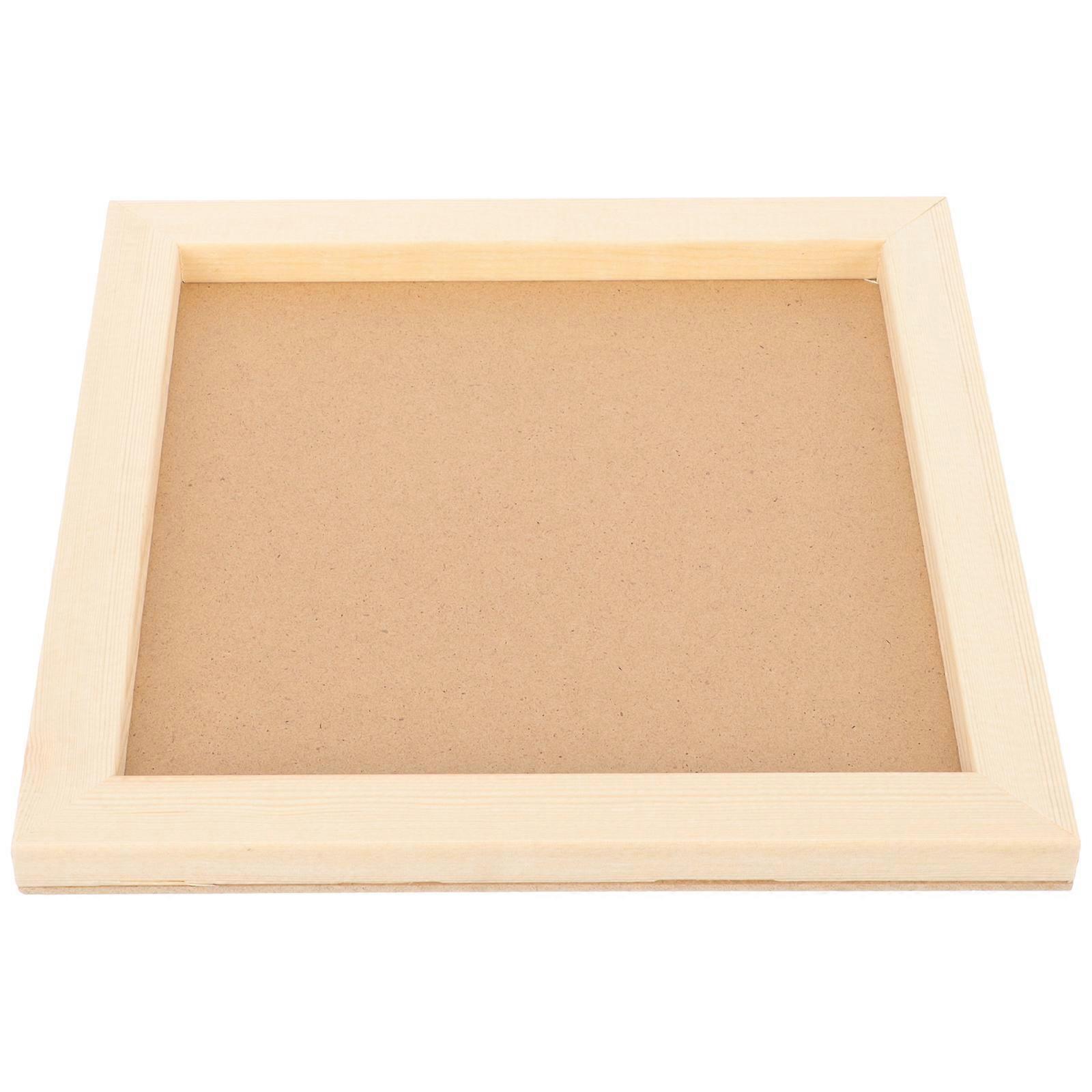 Beige Plastic Picture Frame for Decor Lightweight and Portable Great for Kids DIY and Craft 7x5 Inches