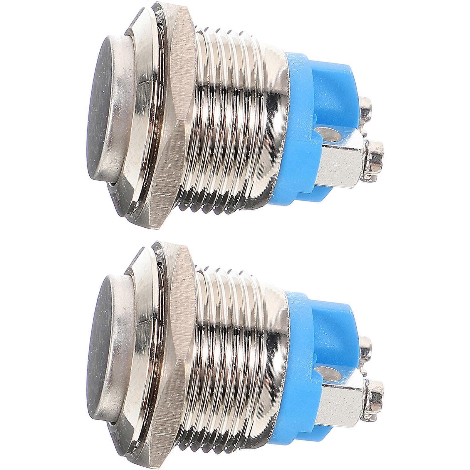 2pcs Durable Doorbell Push Button Replacement for Easy Installation Access Control