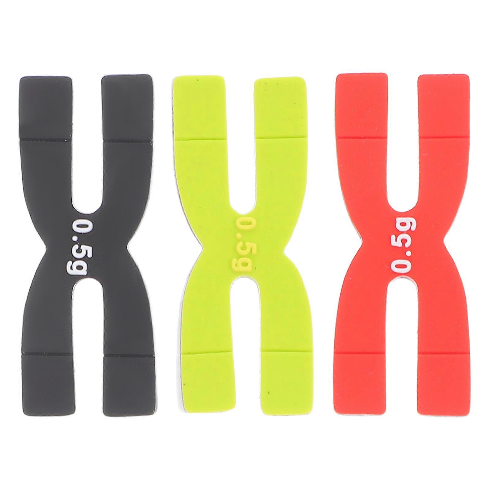 Tennis Racket Parts Weighted Tape Badminton Racket Weight Parts Improve Hitting Experience for Professional Athletes 3Pcs