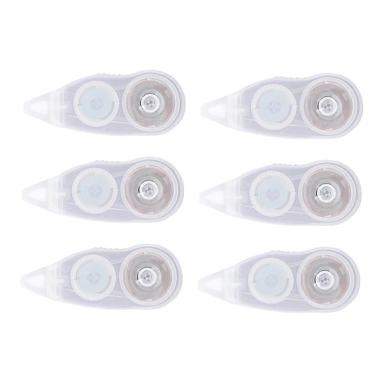 6 pieces correction tape, stationery white out correction tape cute product modified eraser