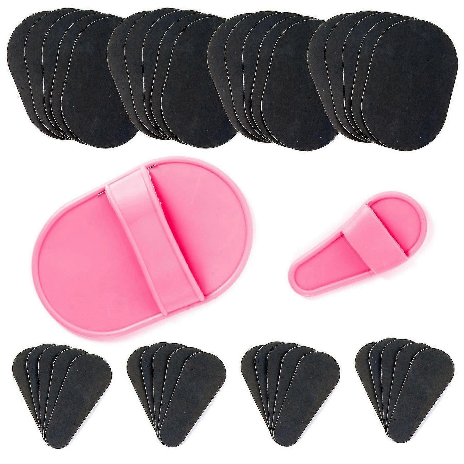 40 Pad Set exfoliere îndepărtarea părului pentru piele netedă - picioare brațe Top Lip