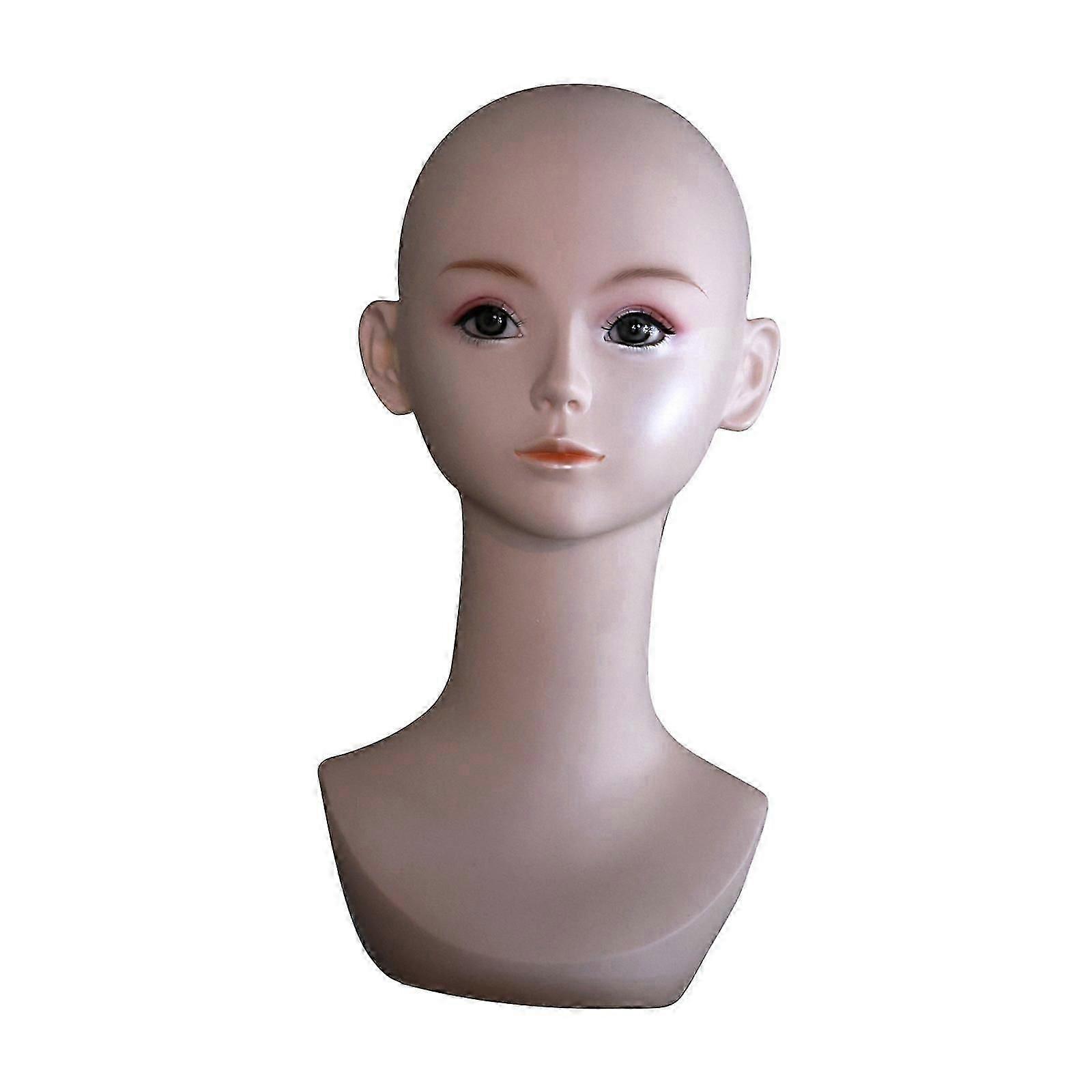 Mannequin Head Lightweight Wig Stand for Wig Making Display Hair Styling Cap