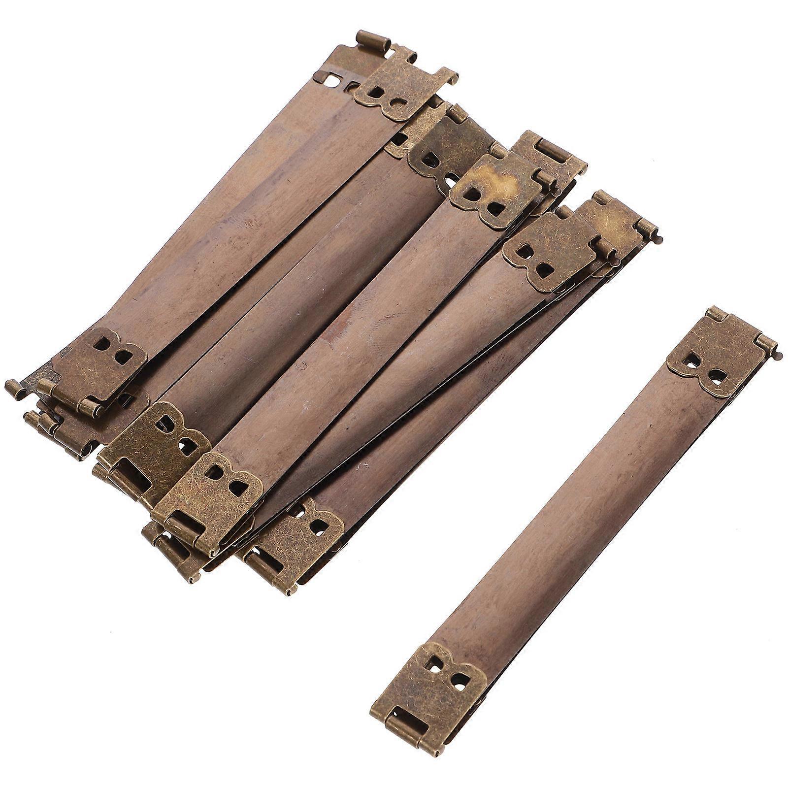 Purse Flex Frame Handbag Hinges Diy Accessory Rectangular 10cm Bronze 10Pcs
